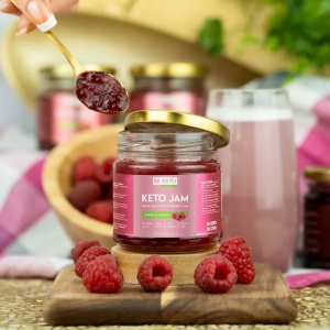 Gem keto cu zmeura (fara zahar, cu Stevia) 200g - BE KETO - Img 2