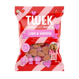 Jeleuri moi COLA CRUSH cu aroma de Fructe de Padure si Cola cu Stevia (fara zahar, fara gluten) 80g - TWEEK