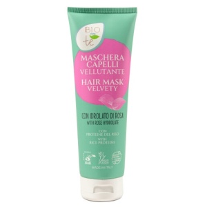 Masca pentru par cu hidrolat de trandafir si proteine de orez Bio, vegan, Bioconte, 250 ml - Img 2