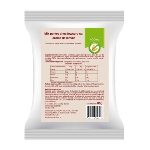 Mix pentru chec cu aroma de LAMAIE (lowcarb, fara zahar, fara gluten, keto) 80g - NoCarb - Img 2