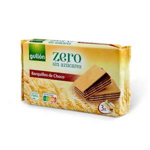 Napolitane cu ciocolata (fara zahar, vegan) 180g - Gullon
