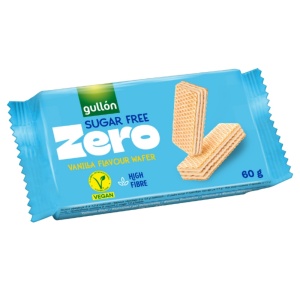 Napolitane cu vanilie (fara zahar, vegane) 60g - Gullon ZERO