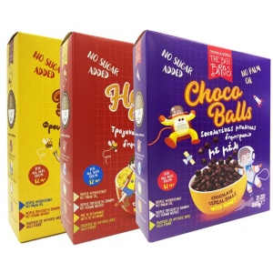 Pachet cereale cu miere si Stevia, fara zahar, 3x250g - The Bee Bros