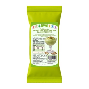 Pudra pentru budinca sau crema cu aroma de FISTIC (lowcarb, fara zahar, fara gluten, KETO) 100g - NoCarb
