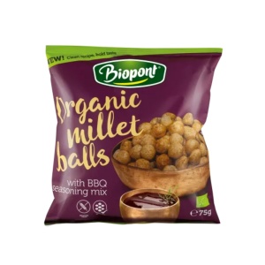 Pufuleti din mei ECO cu aroma de Barbecue (fara zahar, fara gluten) 75g - Biopont