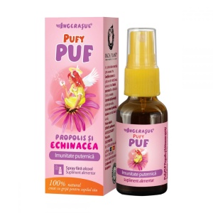 PufyPUF Propolis si Echinacea fara alcool (spray) 20ml DACIA PLANT