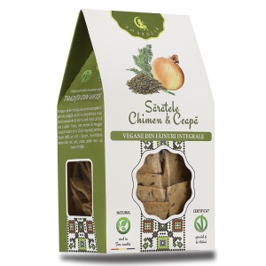 Saratele vegane cu chimen si ceapa 107g - Ambrozia