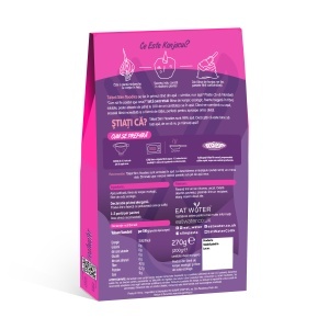 Taietei din faina de konjac BIO 270g (vegan, fara carbohidrati, fara gluten) - Slim Pasta - Img 2