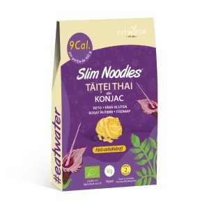 Taietei Thai din faina de konjac BIO 270g (vegan, fara carbohidrati, fara gluten, keto) - Slim Pasta