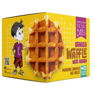 Waffe cu miere (fără zahăr, fara ulei de palmier) 120gr - The Bee Bros