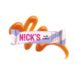 Baton Soft Toffee cu Stevia (fara zahar) 40g - Nick's - Img 6