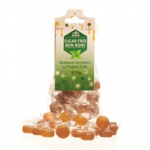 BOMBOANE BALSAMICE CU PROPOLIS (fara zahar) 70gr APIDAVA