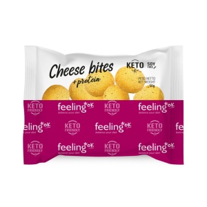 Cheese Bites proteic (fara zahar, lowcarb, keto, fara soia) 50g - FeelingOK