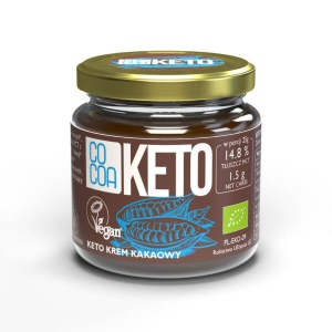 Crema de ciocolata ECO cu ulei de cocos MCT (fara zahar, keto) 200g - COCOA KETO - Img 1