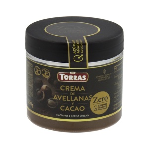 Crema tartinabila alune de padure si cacao, cu Stevia (fara zahar, fara gluten) 200g - Torras