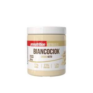 Crema tartinabila KETO cu Ciocolata Alba (fara zahar, lowcarb, proteica) - Pro Nutrition