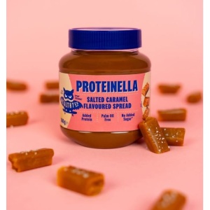 Crema tartinabila proteica CARAMEL SARAT Proteinella (fara zahar, fara ulei de palmier) 360g - HEALTHYco - Img 3