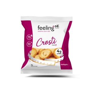 Crutoane (Crostino) Low-Carb cu Ulei de masline (lowcarb, proteic, keto) 50g - FeelingOK