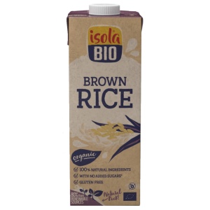 ECO Bautura din orez brun (integral), fara gluten, Isola Bio 1L - Img 4