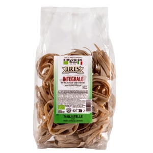 ECO Paste Tagliatelle cuib din grau dur integral Iris Bio 500g