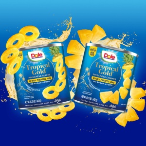 Felii de ananas în suc, fara zahar 567g - Gold Dole - Img 2