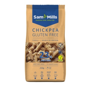 Fusilli proteice din naut (fara gluten) 250g - SamMills