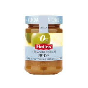 Gem de prune (fara zahar, fara gluten, vegan) 280g - Helios
