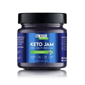 Gem keto cu AFINE (fara zahar, fara gluten, cu Stevia) 200g - BE KETO