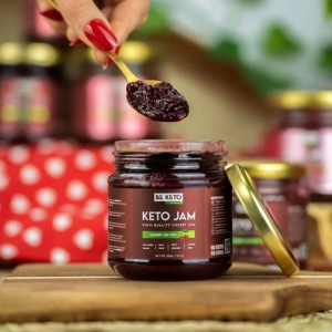 Gem keto cu Cireșe (fara zahar, fara gluten, cu Stevia) 200g - BE KETO - Img 2
