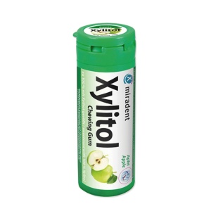 Guma de mestecat cu aroma de Mar Verde, indulcita cu Xilitol (fara zahar, vegana) 30 buc - Miradent
