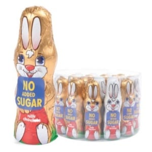 Iepuras de ciocolata cu lapte (fara zahar) 25g