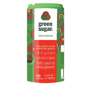 Indulcitor natural cu Stevia 650 comprimate - Green Sugar