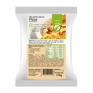 Mix pentru blat de pizza (fara carbohidrati, fara gluten) 170g - NoCarb