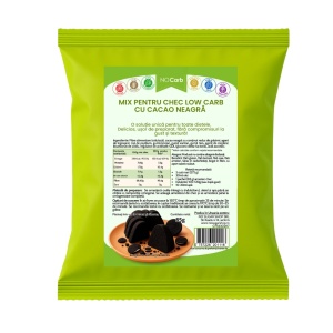 Mix pentru chec cu CACAO NEAGRA (lowcarb, fara zahar, fara gluten, keto) 85g - NoCarb