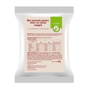 Mix pentru chec cu CACAO NEAGRA (lowcarb, fara zahar, fara gluten, keto) 85g - NoCarb