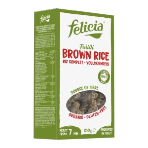 Paste Penne ECO din orez brun (fara gluten) 250g - Felicia