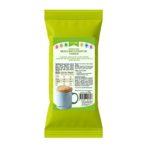 QUICK&EASY MIX pentru MUG CAKE VANILIE (lowcarb, fara zahar, fara gluten, keto) 50g - NoCarb