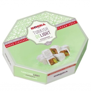Rahat turcesc cu fistic (fara zahar, vegan) 160g - KOSKA