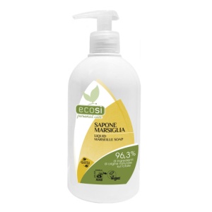 Sapun Eco Bio de Marsilia, lichid, pentru piele sensibila, fara conservanti, vegan, ECOSI, 500ml - Img 2