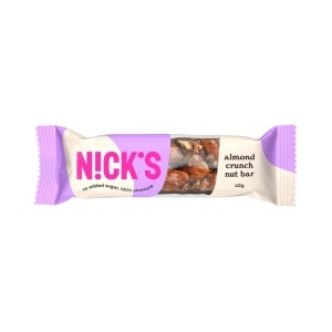 Baton crocant cu MIGDALE (fara zahar) 40g – NICK'S