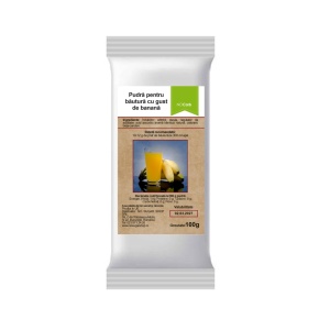 Bautura instant cu gust de BANANA(lowcarb, fara zahar, fara gluten, KETO) 100g - NoCarb