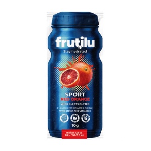Bautura instant pudra cu aroma de Portocala Rosie si Electroliti, cu Stevia si Vitamina C (fara zahar, fara gluten, fara lactoza, vegan) 10g - ProNutrition