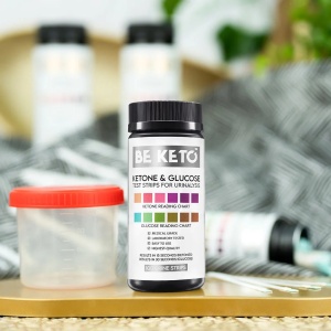 Benzi de testare a cetonelor si glucozei – 100 buc - BE KETO - Img 3
