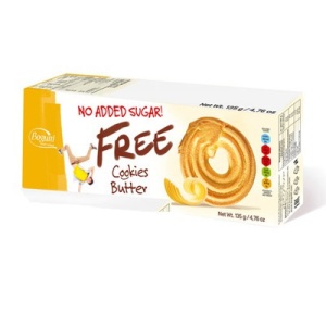 Biscuiti cu unt (fara zahar) 135g - Bogutti - Img 1