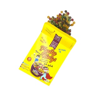 Cereale crocante inelușe fructate cu miere şi Stevia, fără zahăr 250gr - The Bee Bros - Img 2