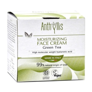 Crema de fata hidratanta, cu ceai verde, Cosmos Natural Anthyllis 50 ml - Img 2