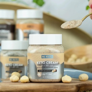 Crema tartinabila KETO Queen Macadamia + MCT (fara zahar) 250g - BE KETO - Img 2