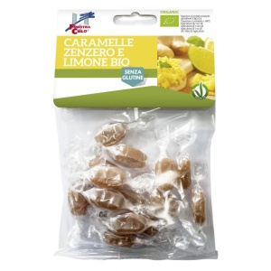 ECO Bomboane cu ghimbir si lamaie, fara gluten, La Finestra Sul Cielo 50g - Img 2