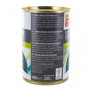 ECO Fasole neagra (cutie) Finestra Sul Cielo 400g - Img 4
