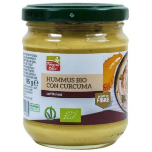 ECO Humus cu turmeric (crema tartinabila) Finestra Sul Cielo 195g - Img 2